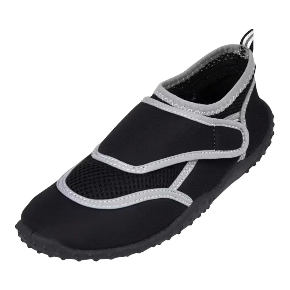 The Children's Place Boy's Size 7/8 Toddler Black And Gray Water Shoes Pre Owned